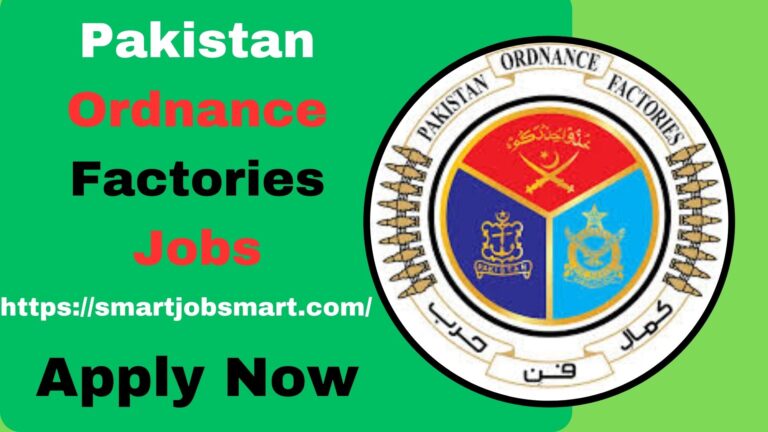 Pakistan Ordnance Factories Jobs